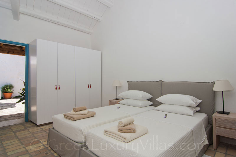 Waterfront Bedroom of Villa in Corfu