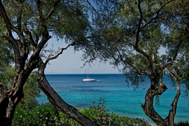 Seaview from Villa Corfu Greece