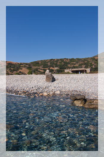 Das Strandhaus mit Pool im Westen Kretas
