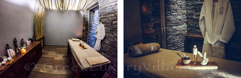 hammam massage wellness spa in private villa in Greece