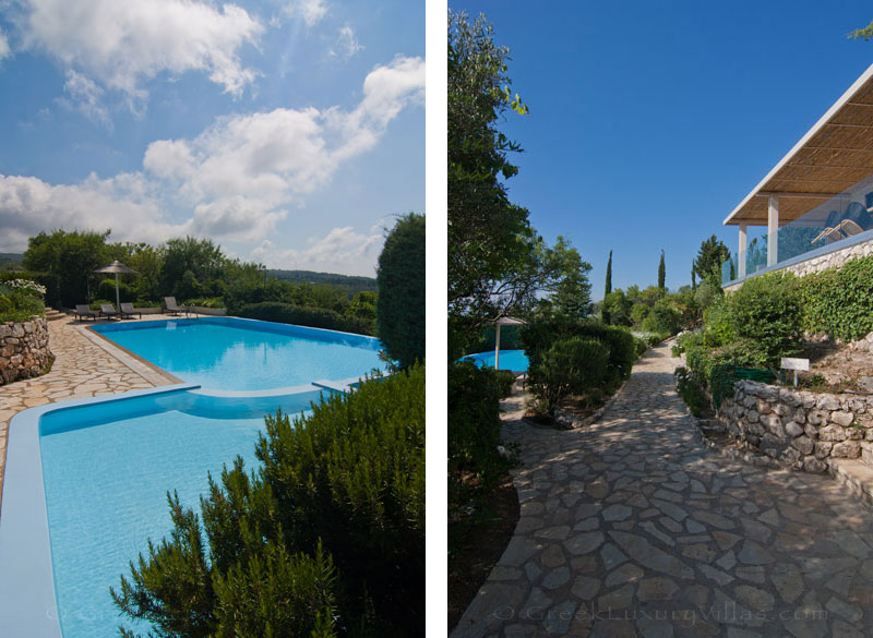 Luxurius villa with private baby pool in Lefkas