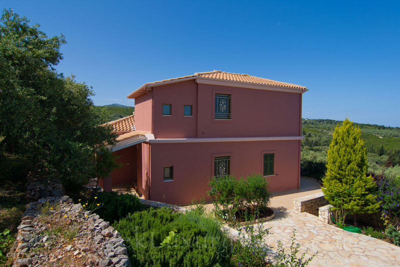 Villa with pool and seaview in Lefkada