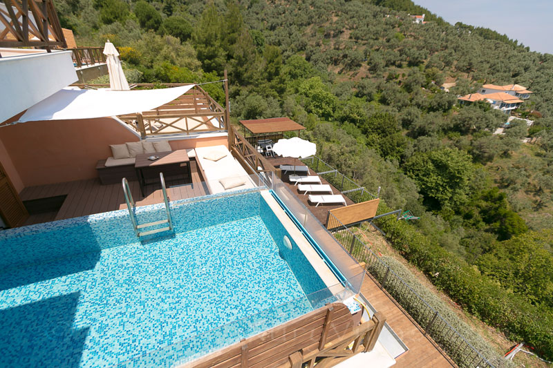 luxurious holiday house with plunge pool