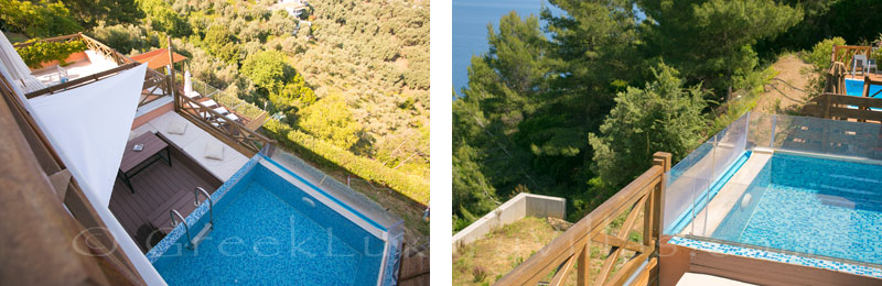 Skiathos luxurious holiday house with plunge pool sea view