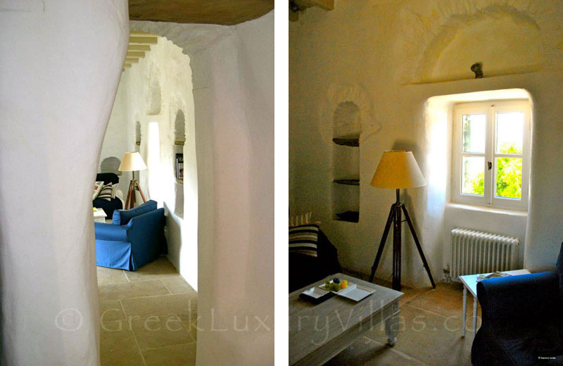 Living Room of Restored Luxury Villa