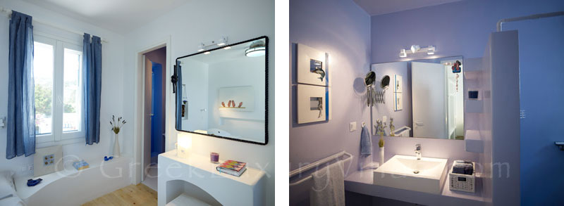 Seafront Villa Bedroom with ensuite Bathroom