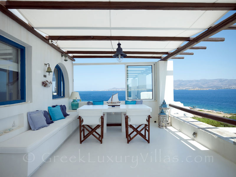 Seaview from Veranda of Villa