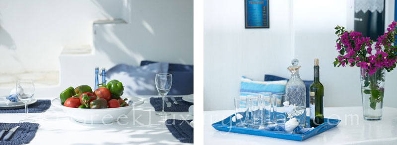 Dining Outdoors at the Windmill in Antiparos