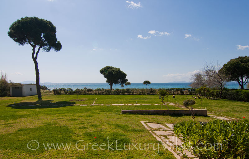 View of the beach from the villa, Athens