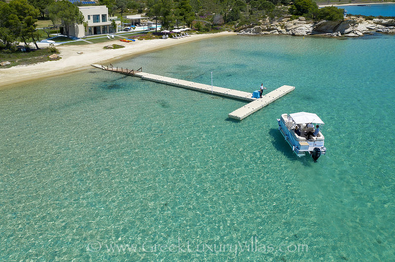 moderne Strandvilla Privatinsel