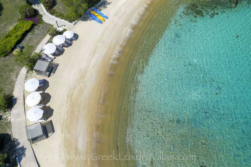 private beach luxury villa island