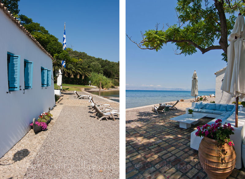 Oceanfront Villa in Corfu, Greece