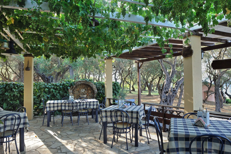 Taverna Next To Villa in Corfu