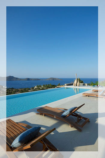 Big Contemporary Villa with Infinity Pool in Elounda, Crete