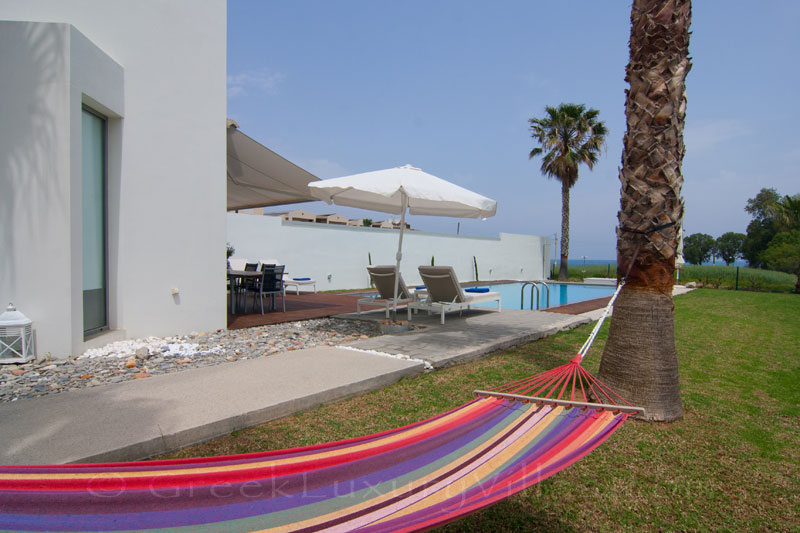 Beachfront villa in Maleme, Crete