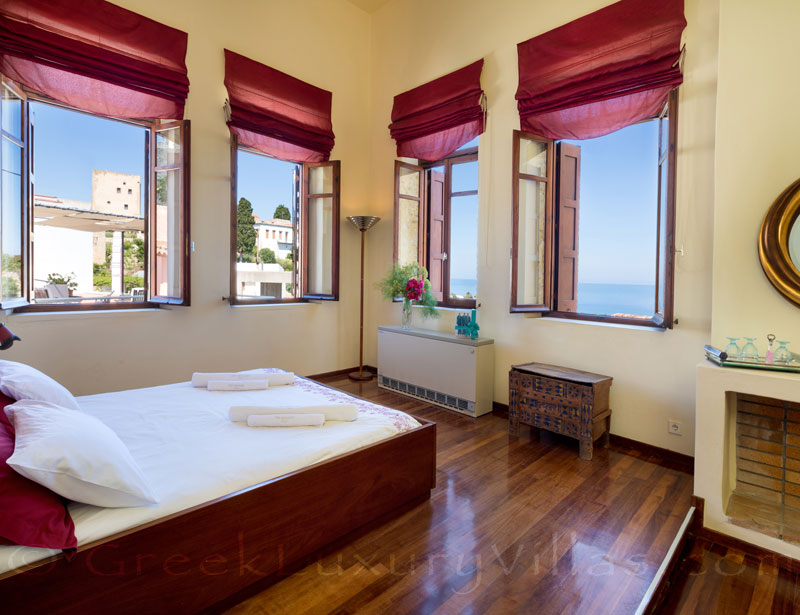 The suite in an exclusive historic villa in a traditional village of Crete