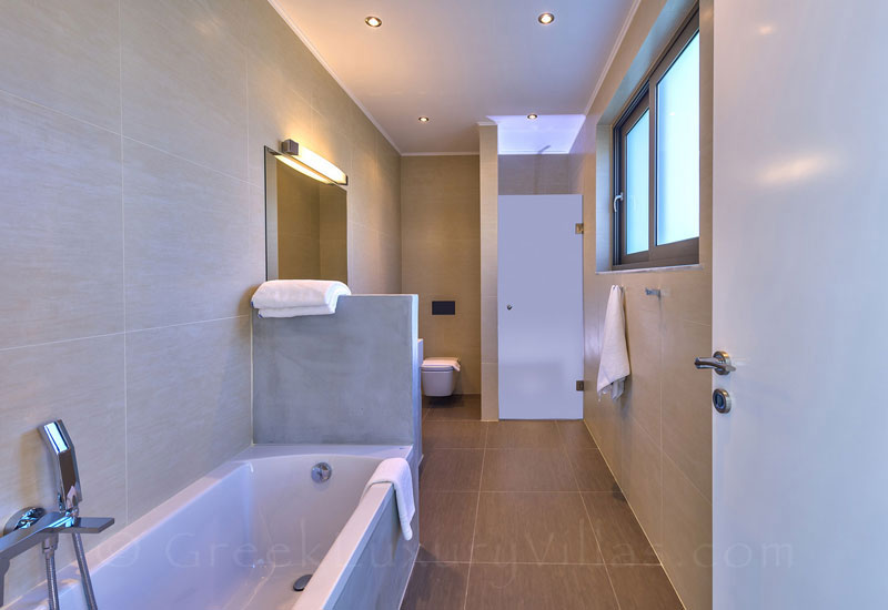 Bathroom of the modern luxury villa