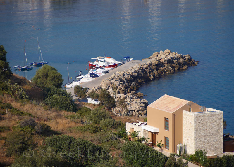 Traditional cretan style seafront villa in Almyrida Crete