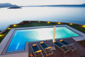 Luxuriöse Villen am Meer mit privatem Infinity-Pool bei Almyrida, Kreta