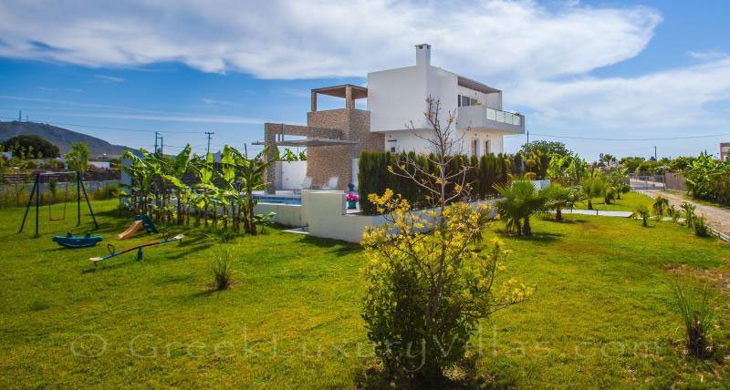 Kos holiday house with pool near Tigaki Beach