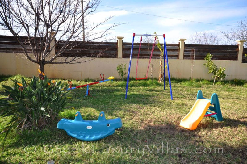 Kos holiday house near beach garden playground