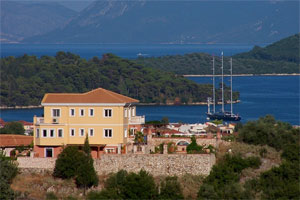 A luxurious villa with stunning view on Lefkas