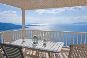 Villa Rainbow, a 3-bedroom luxury villa with private pool and stunning view on Lefkas