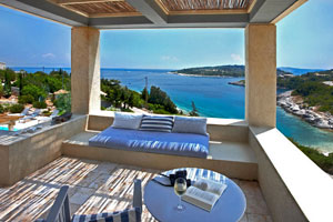 Villa am Meer auf Paxos, Griechenland
