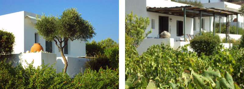 Beach bungalows with sea view in Peloponnese
