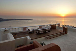 Luxuriöse Villa mit spektakulärer Aussicht in Oia, Santorini
