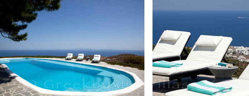 An exquisite traditional villa with a pool and seaview in Sifnos
