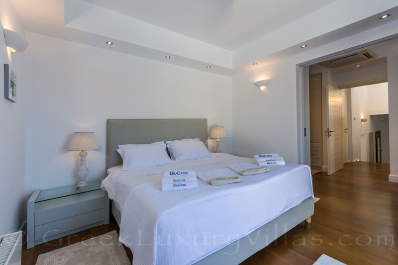 Meerblick Master Schlafzimmer Villa Syros Griechenland