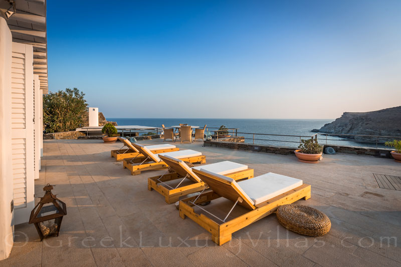 Meerblick Luxusvilla Syros Griechenland