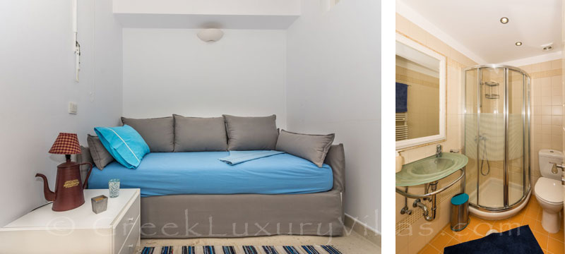 Personal Schlafzimmer Luxusvilla Syros Griechenland
