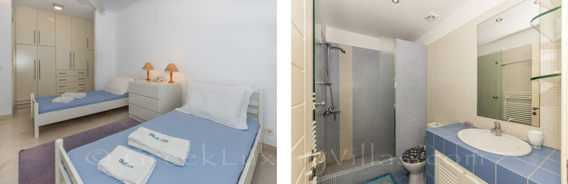 Personal Doppelzimmer Luxusvilla Syros Griechenland