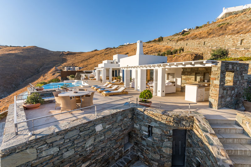 Große Luxusvilla am Meer mit Pool Griechenland