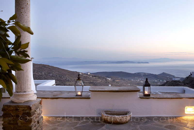 Tinos traditional house for two sea view