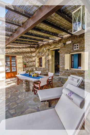 Villa Lemon - 1 of 3 villas in Arnados on Tinos